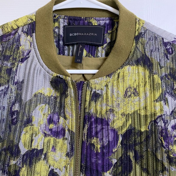 BCBGMAXAZRIA Multi-Floral Jacket, x-small - Picture 2 of 6